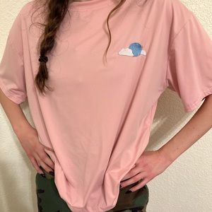 Pink oversized top
